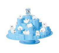 Balance Game Family Puzzle Tree - Cow Bear Stacking Challenge Set, Interactive Wooden Balancing Blocks, Educational Coordination Activity, Lisse Durable Craftsmanship | Team Building for Classroo