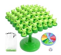 Balance Games For Adults - Interactive Cartoon Frog Tabletop Puzzle | Two-Player Parent-Child Interactive | Funny Animal Balance Game For Hand Eye Coordination Patience Building Boys Girls Kids 3+ Y