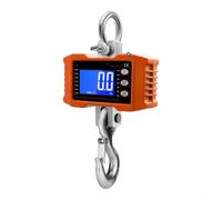 Balance grue numérique de 1000 kg, balance électronique de haute précision avec écran LCD rétroéclairé, outil de pesage industriel à suspendre pour entrepôt, agriculture et utilisation en extérieur