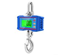 Balance grue pour charges lourdes 1000 kg max avec grand écran LCD et interface simple à trois boutons pour une utilisation rapide sur site (bleu)