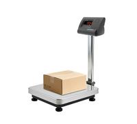 Balance industrielle numérique 200 kg, balance lourde et balance de sol avec commutation KG/LB, pèse-bagages, pèse-lettres, affichage LED, pieds réglables, alimentation secteur/piles