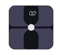 Balance intelligente avec analyse de la composition corporelle, dotée d'une technologie de mesure précise à double fréquence ; précision de pesée de 0,05 kg ; capacité maximale de 180 kg