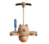 Balance Jumping Ball - 37x16x65cm Glowing Balance Training Jumper Ball With Handle, Bouncing Toy For Kids Teens Adults, Indoor Outdoor Recreation Home Backyard Study