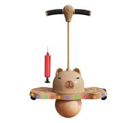 Balance Jumping Ball - Bounce Jump Trick Board | Glowing Balance Training Toy, Jumper Ball With Handle For Kids Teens Adults Home Backyard Living Room Bedroom Study Playroom Playground Park Garden Yar