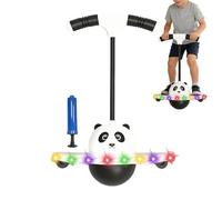 Balance Jumping Ball - Glowing Balance Training Toy, Jumper Ball with Handle with Non-Slip Design, Kids Exercise Toy, Fun Fitness Bouncing Balls, Interactive Play Accessory for Kids Teens Adults Home