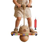 Balance Jumping Ball - Pogo Jumper avec poignée | Planche de saut antidérapante pour et adultes en intérieur et en extérieur, pour et adolescents avec sa fonction lumineuse égale F