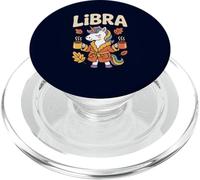 Balance Licorne Amoureux du Café Automne Zodiaque Horoscope Balance PopSockets PopGrip pour MagSafe