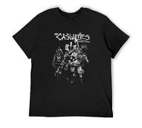 Balance Master The Casualties Chaos Sound Unisex 100% Cotton Short-Sleeve T-Shirts Black L