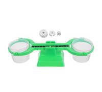 Balance Mathématique Mécanique Verte pour Classe, Poids et Plateau Stable | Outil Pédagogique en Fer et Plastique, Mesure Précise, Développement Moteur Fin, Activités Stem en Maternelle