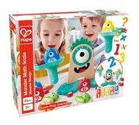 Hape - Jouet Mathématiques Enfant dès 3 ans - Famille des Monstres Mathématiques et Équilibre - Jouet Éducatif pour Garçons & Filles - Apprendre à Compter de Façon Ludique