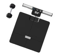 Balance Numérique Avec Moniteur Corporel à 8 électrodes, 56 Indicateurs Corporels, écran LCD Digital, Balance Wi-Fi Et Bluetooth, Suivi Poids Et Graisse Corporelle