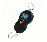 Balance numérique de bagage portable de 50 kg, balance électronique à suspendre avec écran rétroéclairé et anneau de crochet pour les voyages W4402
