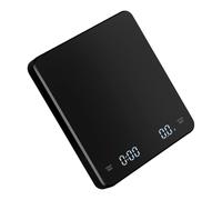 Balance numérique de conversion à plusieurs unités avec 99 minuteries, résistante à la température, pour la maison, le bureau, les gouttes de café avec double écran LED