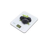 Balance numérique de cuisine Motif mûres blanc