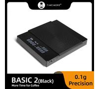 Balance numérique de cuisine TIMEMORE Store Black Mirror Basic2 Plus, nouvelle version, avec fonction de mesure du temps, USB, légère, mini balance numérique Black Mirror Basic 3