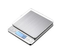 Balance numérique de poche, balance électronique de poids 3 kg 0,1 g / 500 g 0,01 g, balance de cuisine alimentaire avec 2 plateaux(Model of 3kg 0.1g)