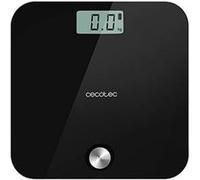 Cecotec Balance Pèse-personne avec bouton-poussoir Cecotec EcoPower 10000 Healthy Black, Surface en Verre Trempé très sécurisée et capteurs de précision, Écran LCD, de 8 kg jusqu’à 180 kg