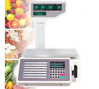 Balance NuméRique D'Une Capacitéde comptage avec écran LCD, poids : de 30 kg/66,14 lb, imprimante thermique de codes-barres, pour supermarchés, magasins et entrepôts.
