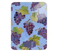 Balance numérique étanche pour peinture de cuisine - 5 kg/5 g - 4 unités pour la cuisson au four et le rôtissage (piles non incluses) - Bleu raisin