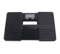 Balance Numérique Multifonction 0,3 à 150kg en Plastique Noir | Mesure pour Humain et Colis, Conversion D’unités, Arrêt Automatique, Fonctionne 2 Piles Aaa Non Fournies