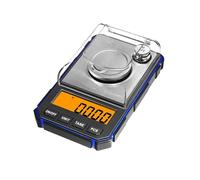 Balance Numérique Portable 50g 0.001g, Mini Balance Électronique De Précision Professionnelle, En Milligrammes De Poche, Poids D'étalonnage 50g(Blauw)