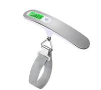 Balance numérique portable à suspendre pour bagages, 50 kg, écran LCD, balance électronique, balance de poids pour valise, sac de voyage, balance à main (type 1, 50 kg)