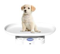Balance numérique pour Animaux de Petite Taille - Balance numérique pour Animaux ABS | Balances électroniques Portables antidérapantes pour Chiots, Chatons, Hamsters Petits Animaux domestiques
