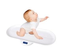 Balance numérique pour bébé, avec 4 patins antidérapants, écran LCD, échelle de 0 à 60 cm et 0 à 23-1/2", pour nouveau-nés et tous les membres de la famille, jusqu'à 30 kg