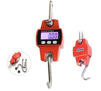 Balance numérique professionnelle à suspendre, 300 kg, avec écran LCD, balance industrielle, balance électronique, balance numérique, lisibilité 0,1 kg pour la chasse, la sylviculture, balance de