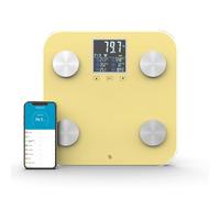 - Balance Numérique Professionnelle Contrôle Du Poids Avec Affichage Numérique Capacité Multi-Utilisateurs Mesure Précise De La Graisse Corporelle Et Des Muscles Jaune