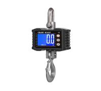 Balance numérique suspendue 1000kg/ 2204lbs, rétro-éclairage LCD, balances à crochet industrielles, changement d'unité/maintien des données pour Garage Ferme(Black)