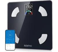 Balance Pese Personne, Balance Connectée Bluetooth Pèse Personne Impédancemètre RENPHO,Grand Écran VA, 13 Analyses de la