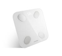Balance - Pèse personne connecté - Impédancemètre -18 mesures - 180kg | Haute précision - Analyse complète de la santé physique - Suivi et contrôle par l'app - Taille de l'écran: 6x2,2 cm