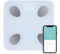 Balance Pese Personne connecté LIVOO 13 indicateurs Plateau en verre trempé Pesée jus G