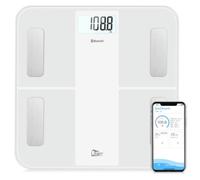 Balance Pèse Personne Électronique Impédancemètre,Pèse Personne Intelligente Numérique avec 8 Mesures de Composition Corporelle