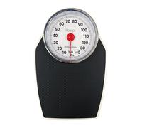 Balance Pèse Personne Mécanique avec Grand Plateau Antidérapant, Aiguille Rouge Facile à Lire, Design Rétro, Capacité 150 kg, Balance Fiable et Précise pour la Salle de Bain