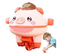 Balance Pig on The Rope - Robot Monocycle avec Fonction Gyroscope, Jouet Interactif d'apprentissage De La Physique pour Et Tout-Petits | pour L'intérieur Et L'extérieur avec Effet Funambule Et
