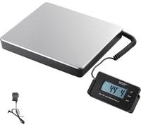 Balance plate-forme 150g-200kg, balance pour colis précision 50g - balance digitale pour kg/lbs/lbs:oz, balance à compter 309x262x45mm - ABS inox avec fonctions tare - alimentation AC/DC - balance ind