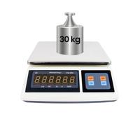 Balance Plate-forme 30 kg, Balance Alimentaire de Haute Précision, Affichage Digital LCD, Balance Electronique Portable, Précise, HDWR wagPRO-S30
