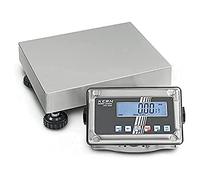 Balance plate-forme avec protection de la poussière et éclaboussures et homologuée [Kern SFE 100 K 2 m] Précision jusqu'à 50 g, capacité max. 150 kg
