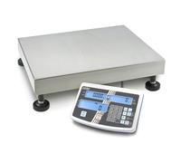 Balance plate-forme industrie [Ifs 100 K noyau en 3] Balance de comptage avec clavier numérique pour une saisie de données confortable, capacité [Max] : 75 kg/150 kg, graduation [d] : 1 g/2 G, reproductibilité : 1 g/2 G, linéarité : 4 G/8 G, plateau de mesure : LxPxH 400 x 300 x 128 mm (Inox)