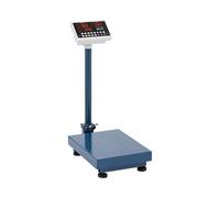 Steinberg Balance Plateforme Professionnelle Pèse-colis SBS-PF-100A8 (100 kg/10g, plate-forme 40x30cm, repliable, pieds réglables en hauteur, batterie et câble d'alimentation, LED)