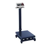 Steinberg Balance Plateforme Professionnelle Industrielle Pèse-Colis Roulante Roulant SBS-PF-600/100 (600 kg, Précision ±100 g, Autonomie 120 H, 40x30 cm, LCD, 4 Roulettes, Trépied Rabattable)