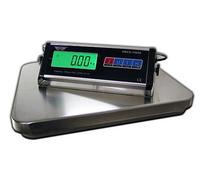 Balance plateforme industrielle avec plateau inox 35.5 x 40.5 cm - capacité : 60kg, lecture : 20g