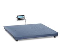 Balance Plateforme Sol Industrielle Pèse-colis LCD 3 tonnes / 1 kg 1,2 x 1,2 m