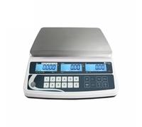 Balance Poids/Prix Homologuée pour le Marché - Vignette Verte et Carnet Métrologique - 3 Écrans Acheteur et Vendeur - Portable avec Batterie Rechargeable