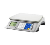 Balance Poids/Prix Homologuée pour Marchés - Vignette Verte et Carnet Métrologique - Portée 12 kg pour 2 g de Précision - Batterie Rechargeable 180 h