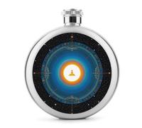 Balance Point of Cosmic Culture Flasques pour liqueur, 140 ml, en acier inoxydable, étanche, portable, pour l'extérieur, le camping, les voyages, cadeaux