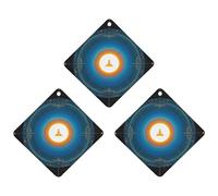 Balance Point of Cosmic Culture Lot de 3 désodorisants pour voiture, maison, bureau, style gris