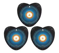 Balance Point of Cosmic Culture Lot de 3 désodorisants pour voiture, maison, bureau, style noir